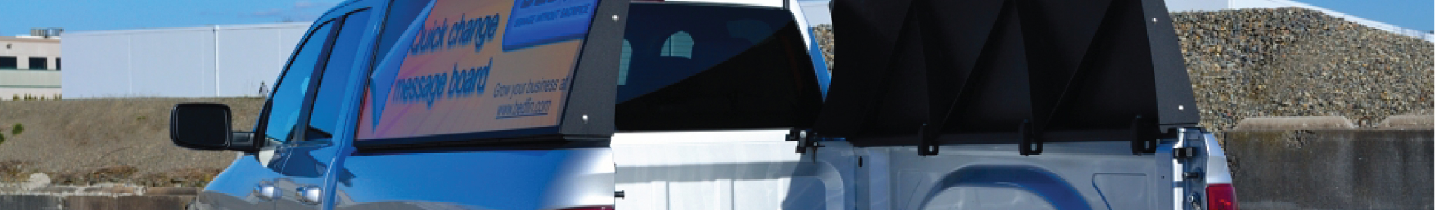 Mobile Billboard on Pickup and Cargo Area
