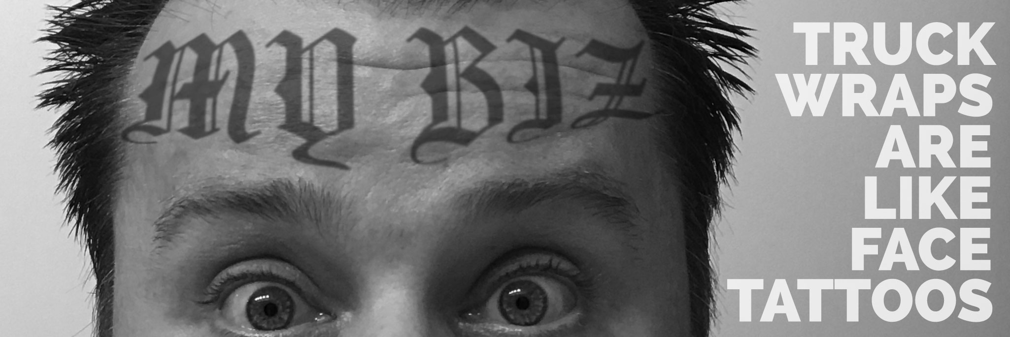 truck wrap, bad wrap, poor wrap, failure, wrap alternative, truck signage, bedfin mobile billboard